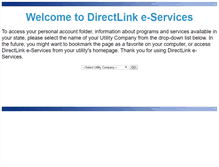 Tablet Screenshot of directlinkeservices.com